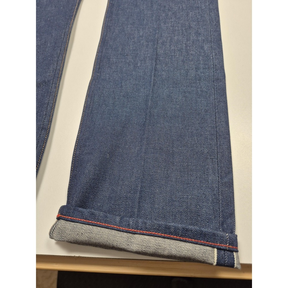 Gustin California Slim Jeans Men's 36x36 Blue Selvage Denim Button Fly USA #290 - Picture 3 of 16